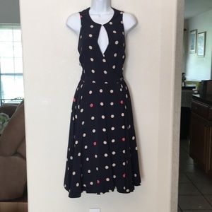 Anthropologie polka dot wrap dress by Maple